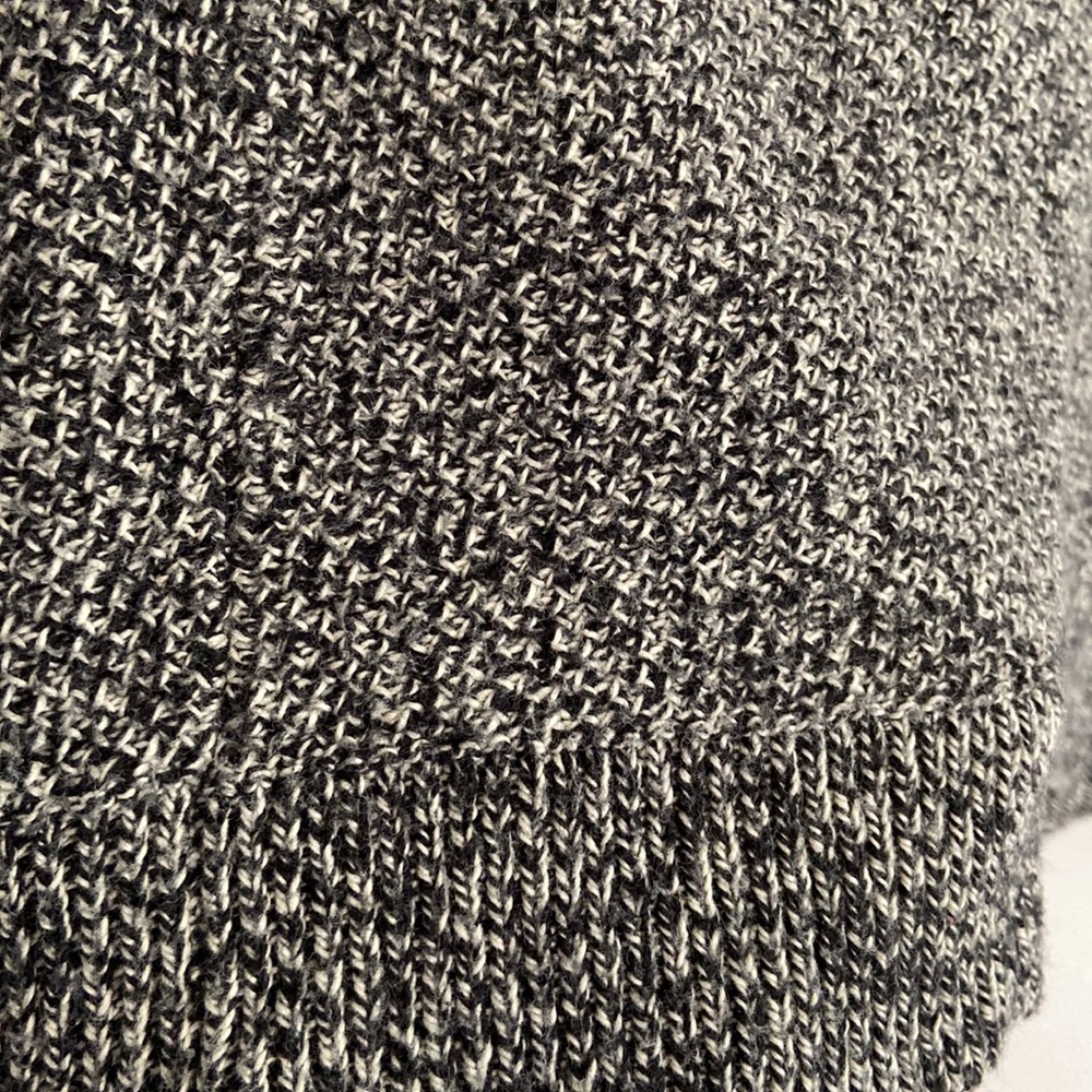 Madewell Gray Marled Split Back Sweater Women Siz… - image 5